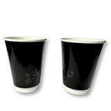 Black Double Wall Cups 12oz
