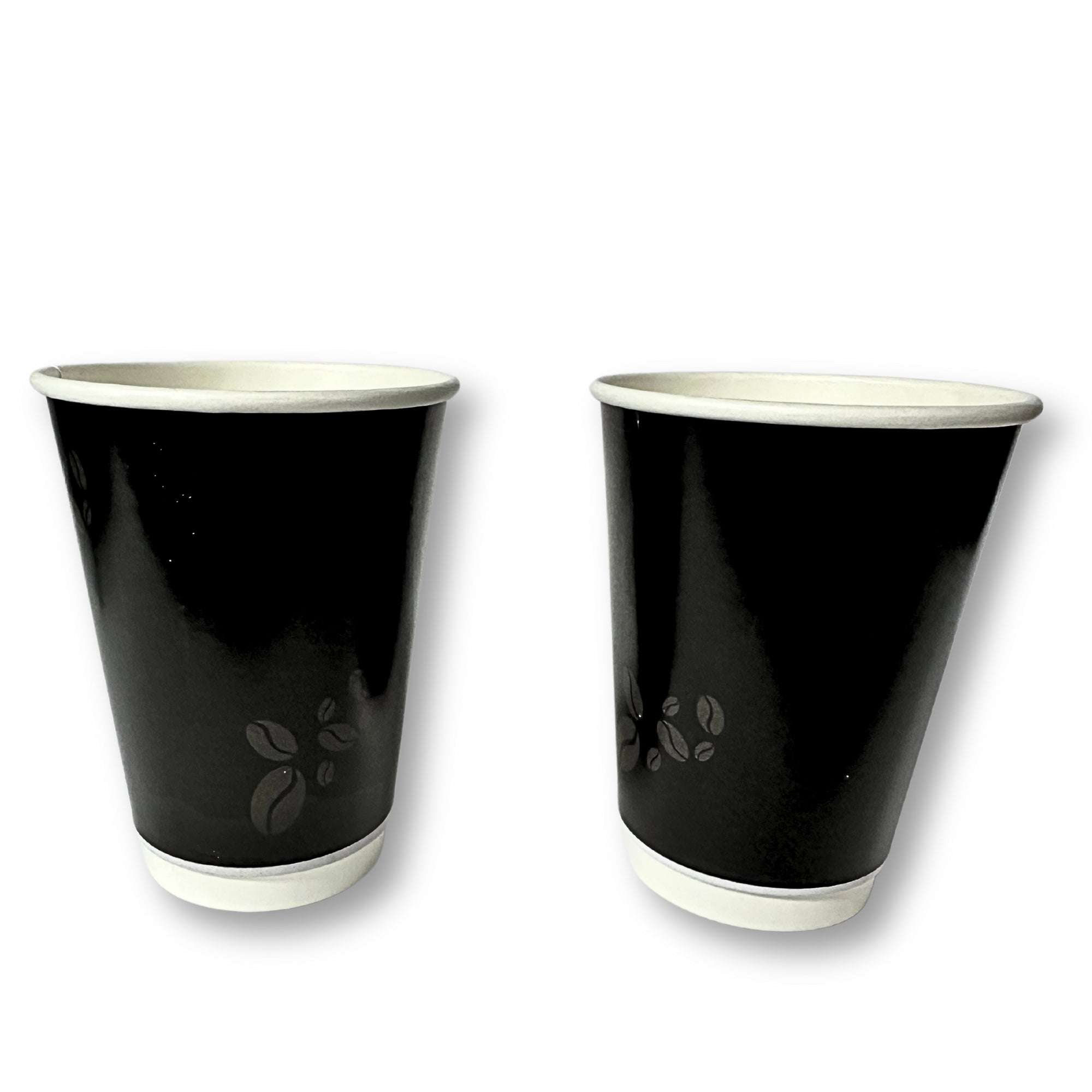 Black Double Wall Cups 12oz