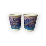 Abstract 8OZ (237ML) DOUBLE WALL CUSTOM COFFEE CUPS 1