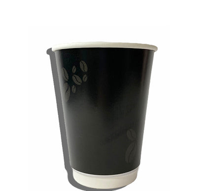 12 Oz Generic Black Double wall cup