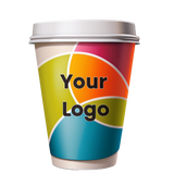 12OZ (355ML) DOUBLE WALL CUSTOM COFFEE CUPS - BOX OF 500
