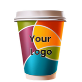 12OZ (355ML) DOUBLE WALL CUSTOM COFFEE CUPS - BOX OF 500