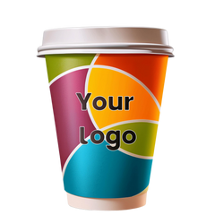 12OZ (355ML) DOUBLE WALL CUSTOM COFFEE CUPS - BOX OF 500