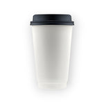 7 Plain White Single Wall Cups 12oz