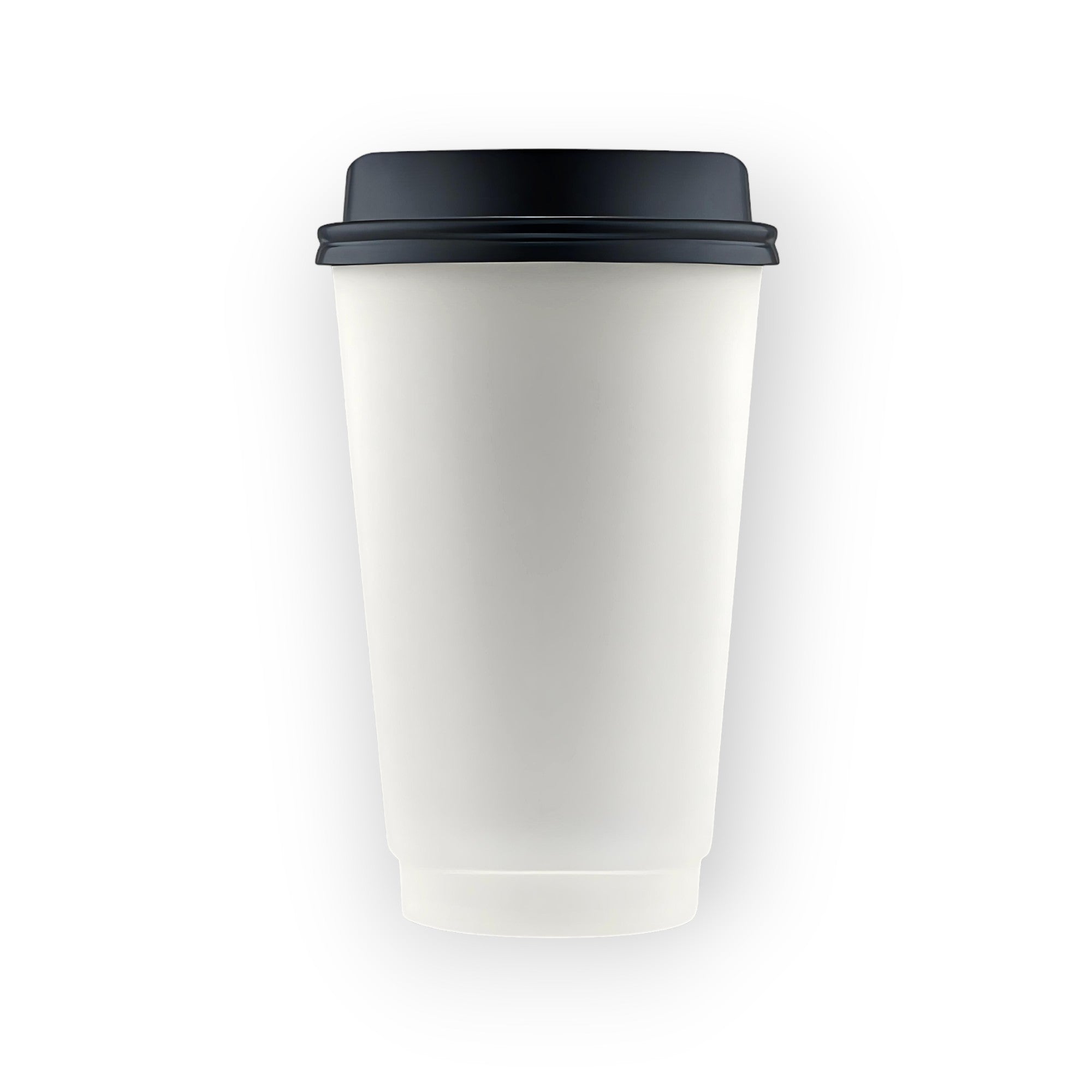 plain white single cups 16oz