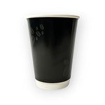  Black Double Wall Cups 12oz