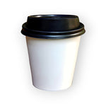 8oz Plain White Single Wall Cups 2