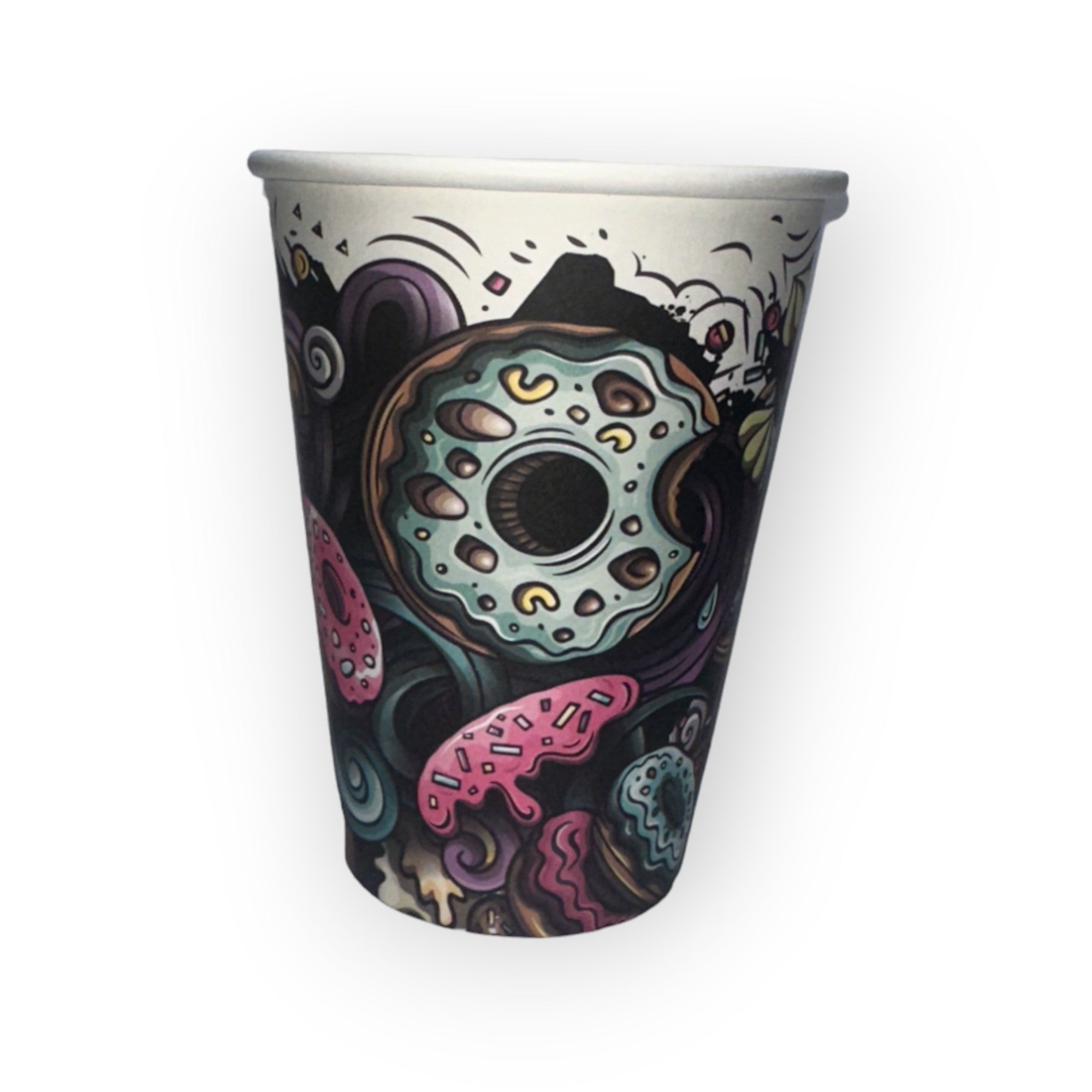 Donuts 16OZ DOUBLE WALL CUSTOM COFFEE CUPS