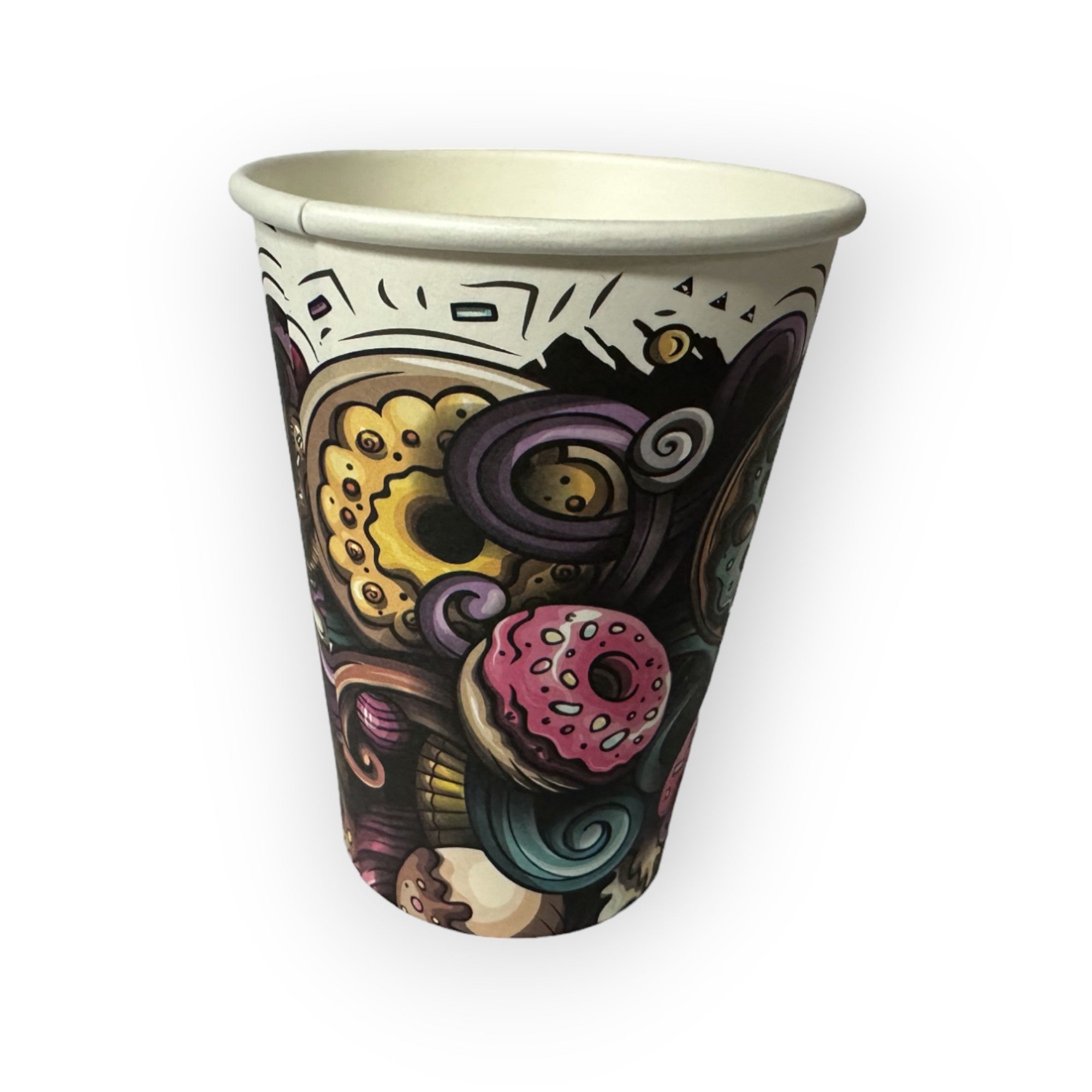 Donuts 12OZ DOUBLE WALL COFFEE CUPS 1