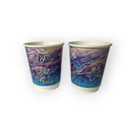 Abstract 8OZ (237ML) DOUBLE WALL CUSTOM COFFEE CUPS 1