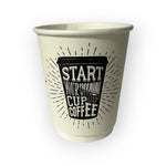 Start Your Day 8OZ (237ML) DOUBLE WALL CUSTOM COFFEE CUPS 1