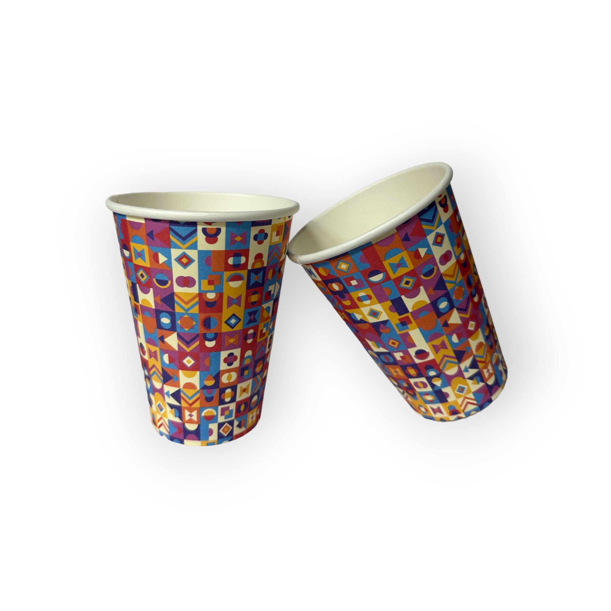 Tiles 12OZ (355ML) SINGLE WALL CUSTOM COFFEE CUPS