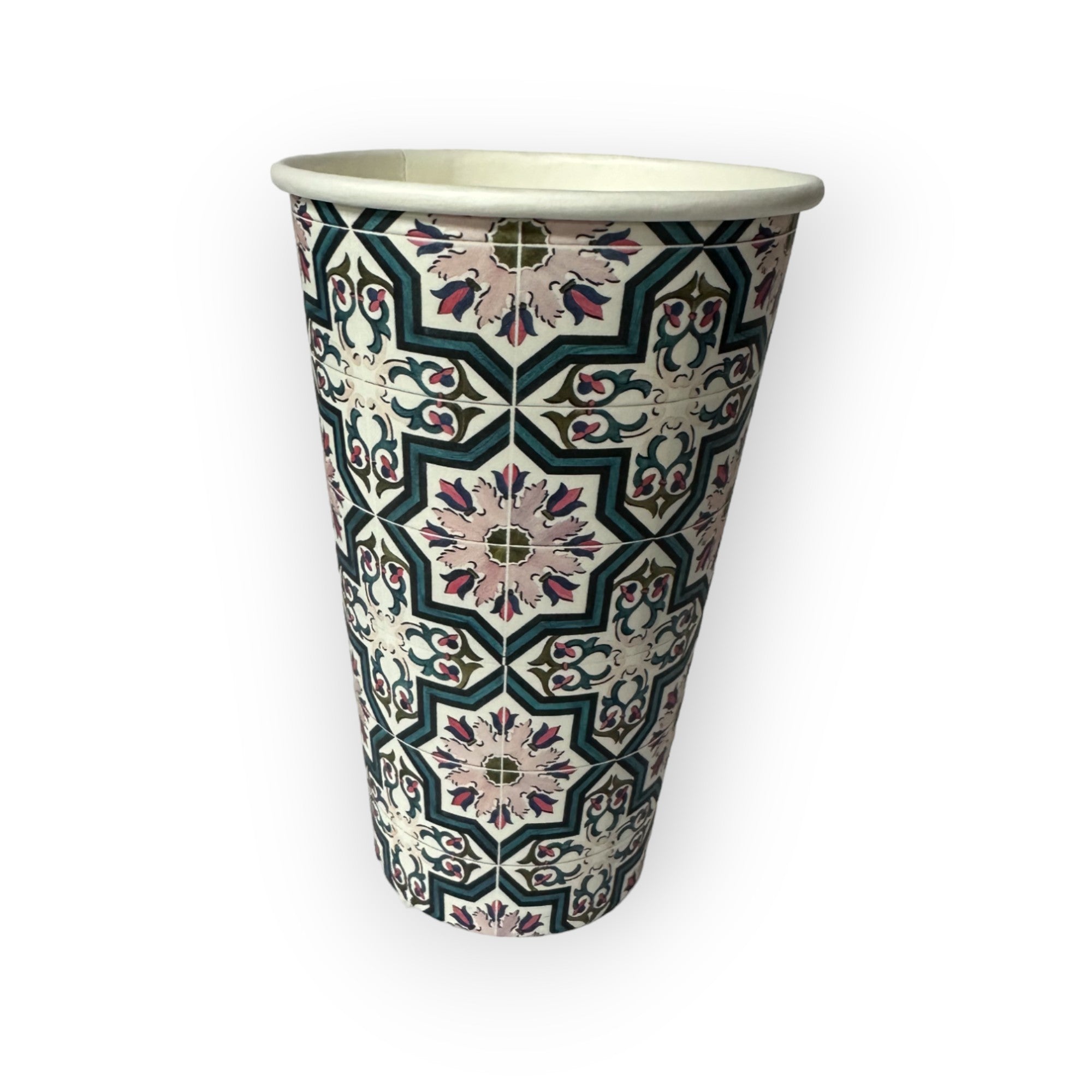 Mosaic 16OZ (473ML) SINGLE WALL CUSTOM COFFEE CUPS 2