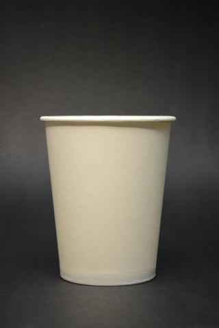8oz Plain White Single Wall Cups carton of 1000 cups
