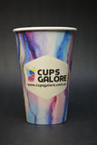 16OZ (473ML) SINGLE WALL CUSTOM COFFEE CUPS - BOX OF 1000