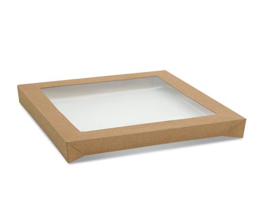 Kraft catering tray lid