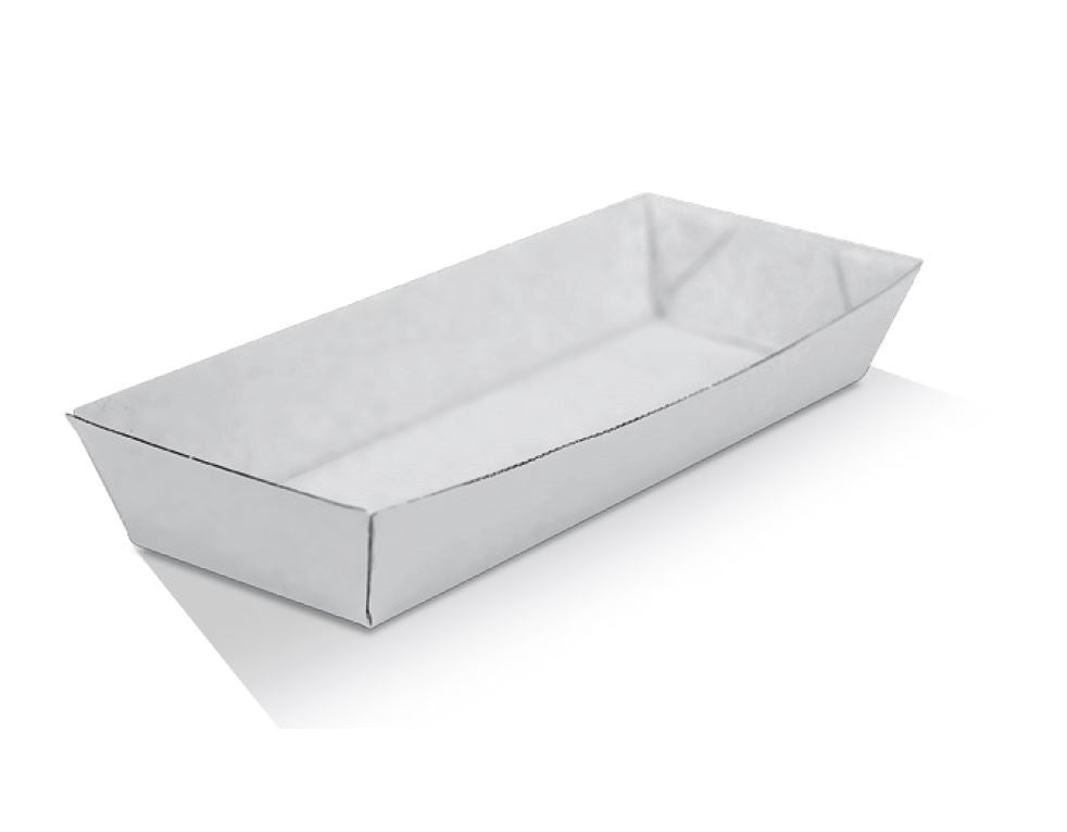 white corrugated kraft tray 22